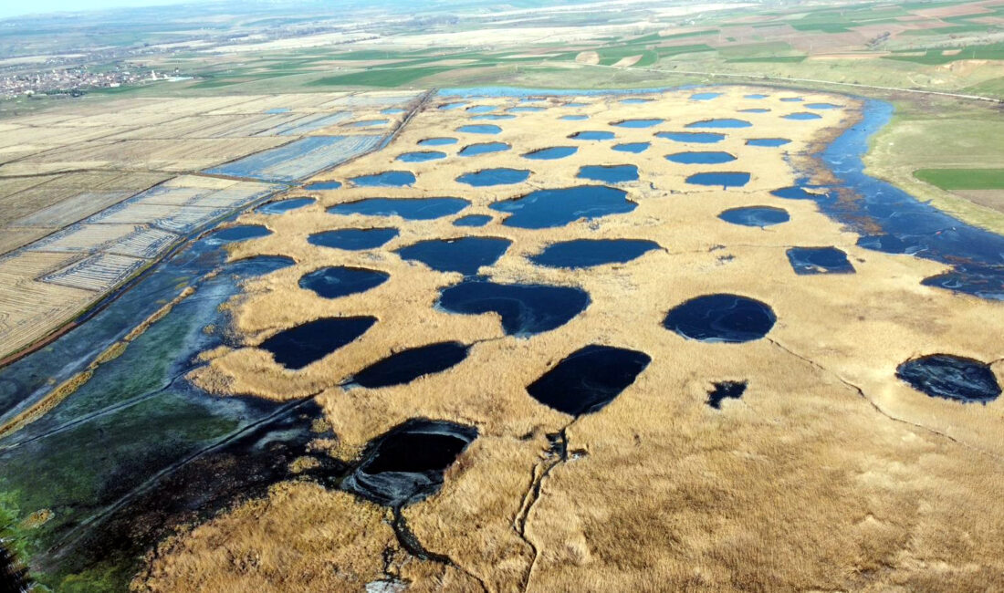 Edirne’de hava sıcaklığının sıfırın altında 8 dereceye kadar düşmesiyle birlikte