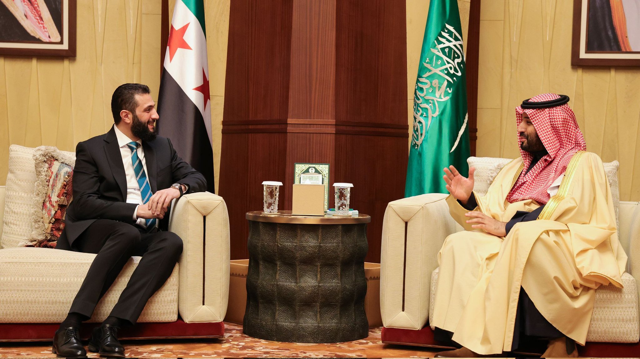 Suudi Arabistan Veliaht Prensi Muhammed bin Selman ile Suriye Cumhurbaşkanı