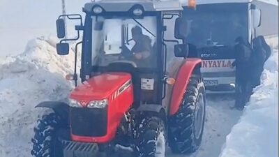 Sivas’ın Ulaş ile Altınyayla ilçeleri arasındaki kara yolunda etkili olan