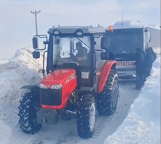 Sivas’ın Ulaş ile Altınyayla ilçeleri arasındaki kara yolunda etkili olan