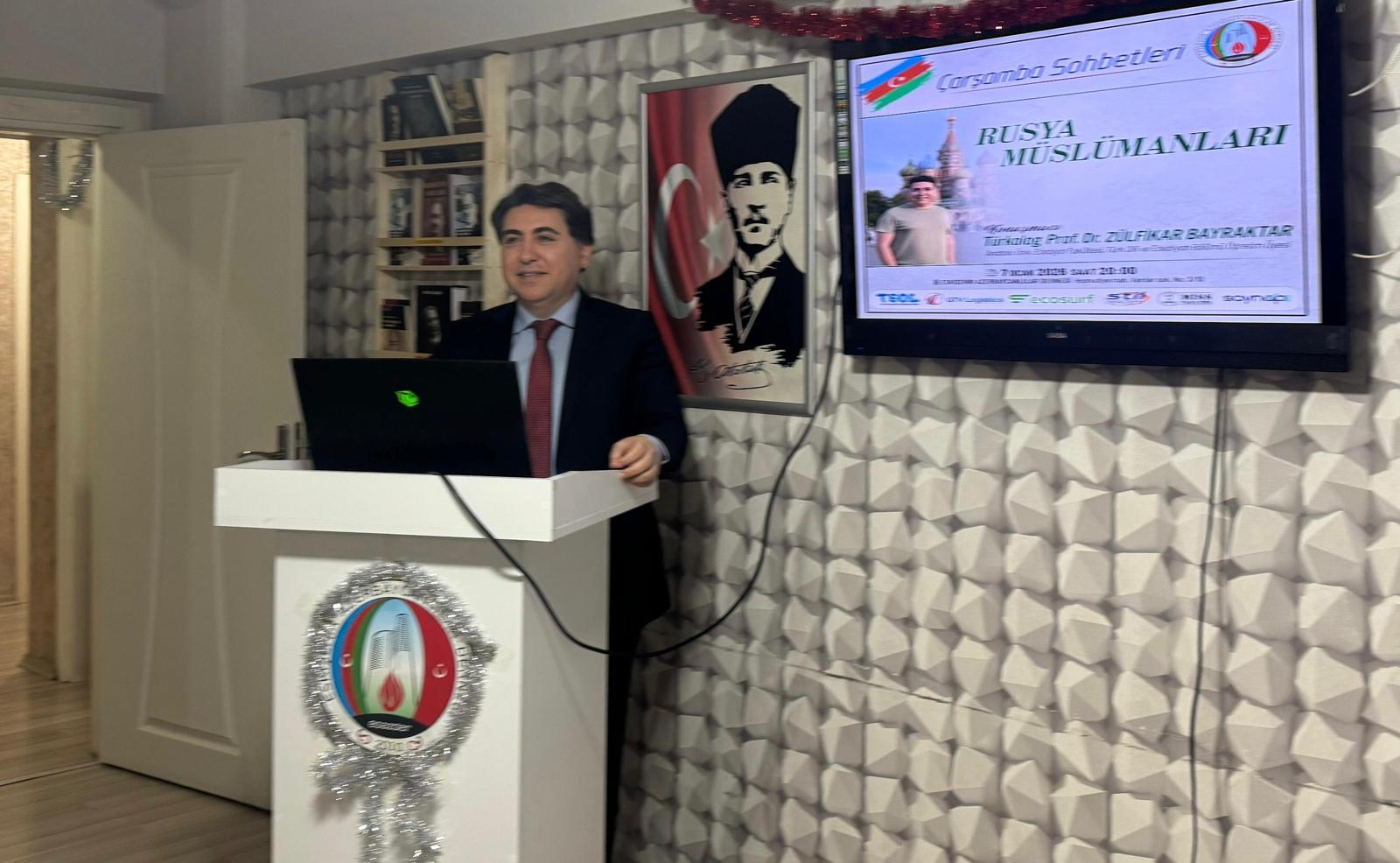 Eskişehir Azerbaycanlılar Derneği tarafından organize edilen ve konuşmacı olarak Anadolu