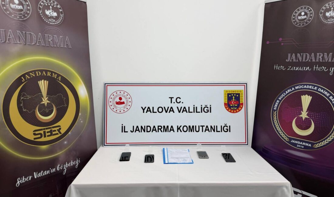 Jandarmadan Bilişim Sistemleri Yoluyla Dolandırıcılık Yapanlara Eş Zamanlı Baskın Yalova