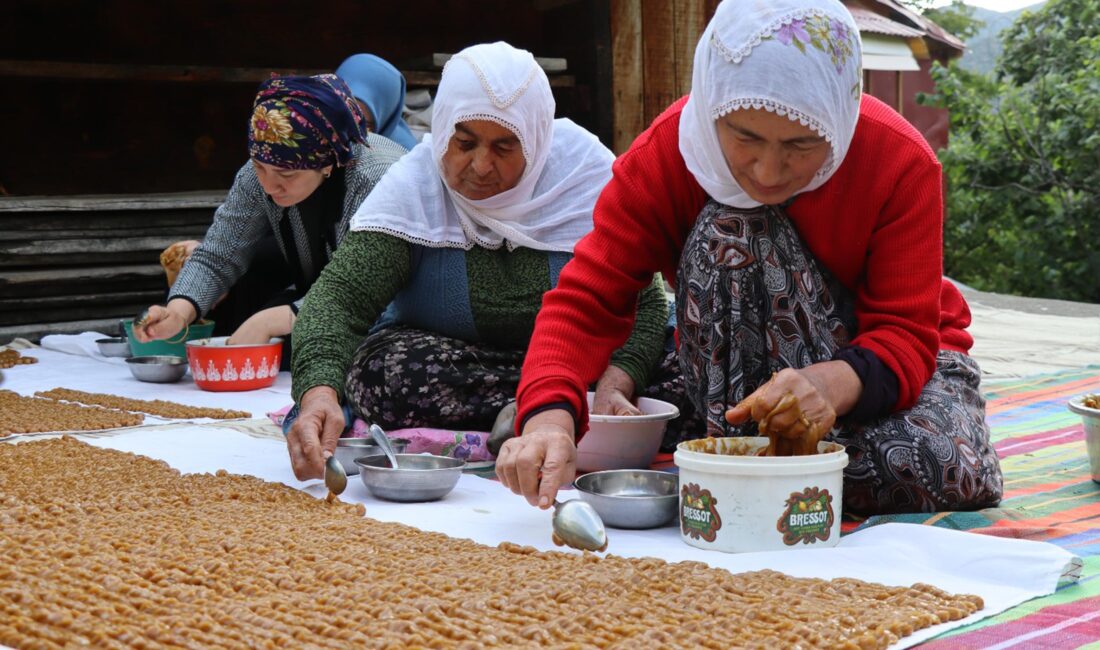 Erzurum’un Olur ilçesine bağlı Ormanağzı Mahallesi’ne özgü bir lezzet olan