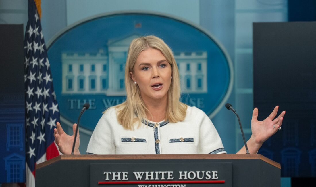 ABD / TEKHA Beyaz Saray Sözcüsü Karoline Leavitt, ABD Başkanı
