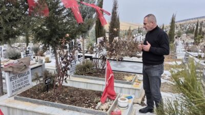 Kahramanmaraş merkezli 6 Şubat depremlerinde Malatya’da yıkılan Kasapoğlu Apartmanı’nda eşini