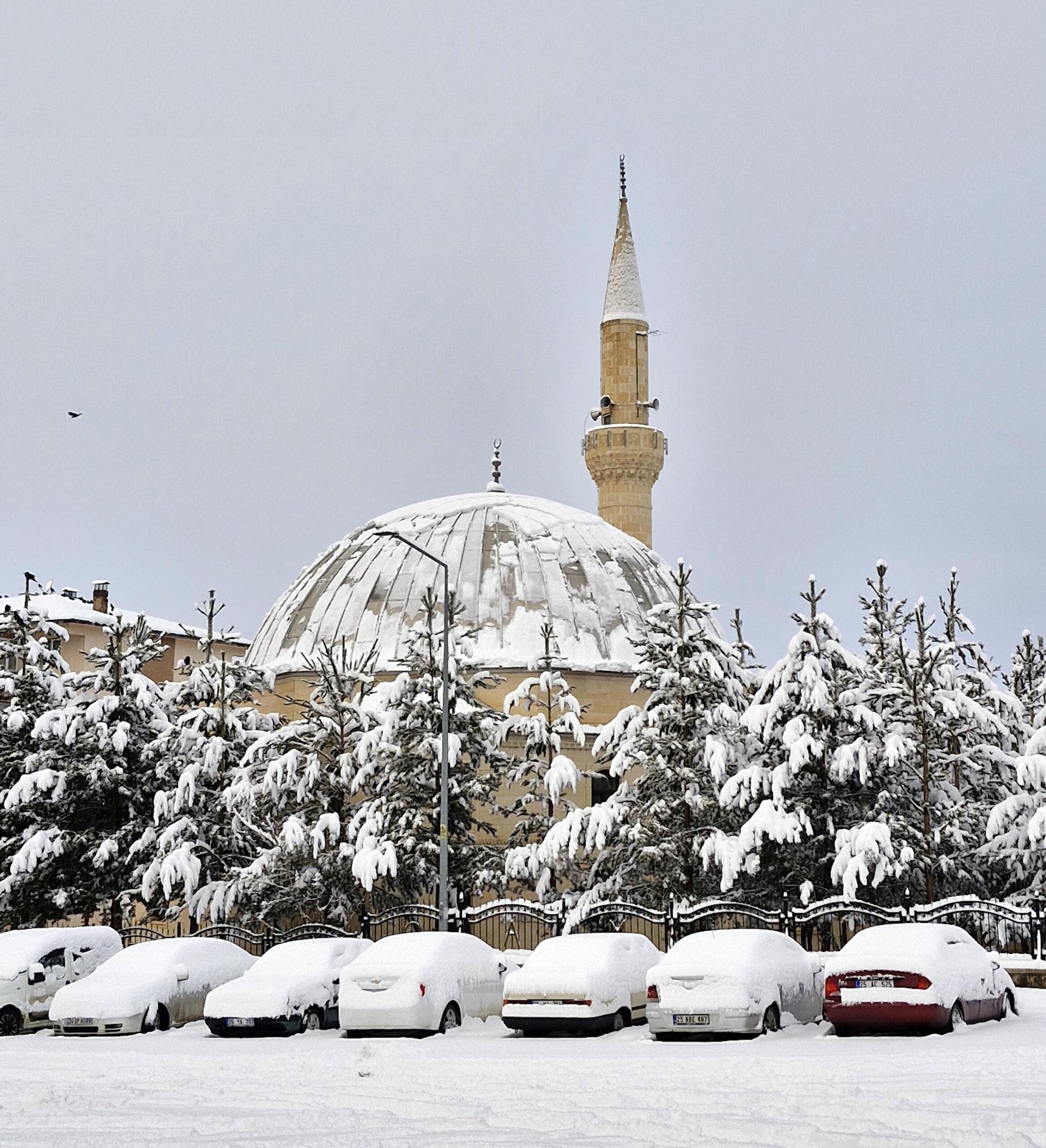 Erzurum’da etkili olan yoğun kar yağışı hayatı olumsuz etkiliyor. Kent