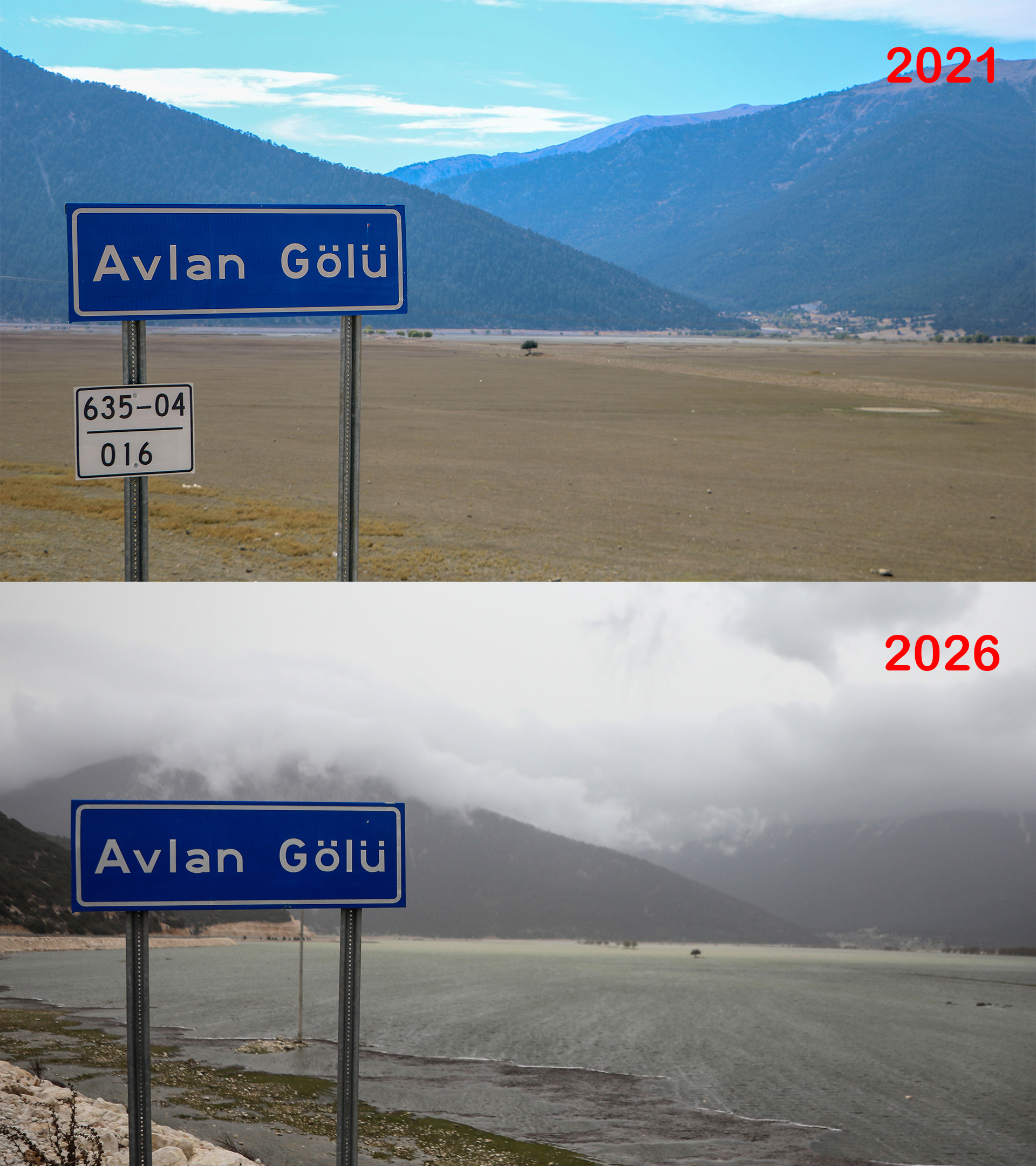 Antalya’nın Elmalı ilçesinde bulunan ve son yıllarda ciddi kuraklık sorunlarıyla