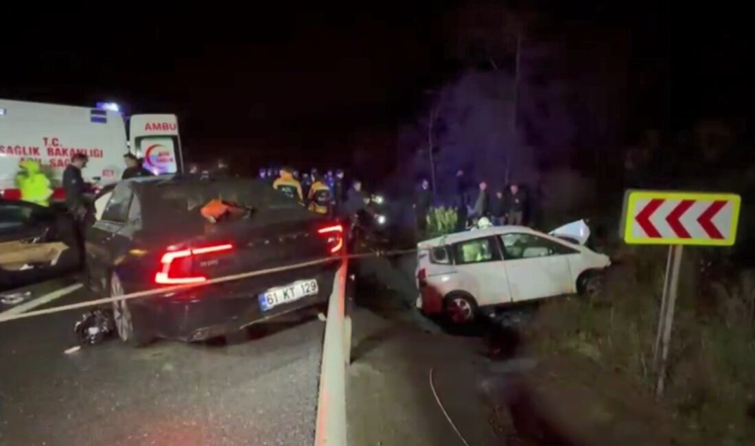 İstanbul Beykoz’da gece saatlerinde meydana gelen trafik kazasında bir kişi