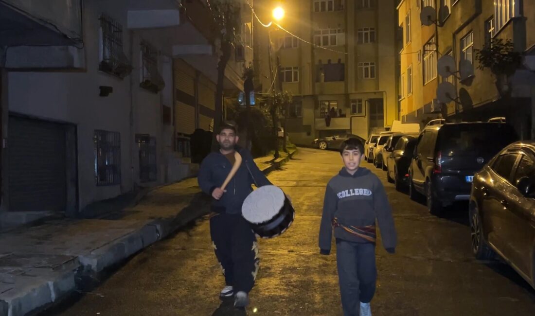 İstanbul’da Ramazan ayının gelmesiyle birlikte ilk sahur heyecanı yaşandı. Kentin