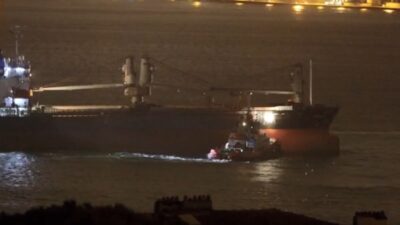 Sarıyer açıklarında 1 Şubat tarihinde karaya oturan ve yoğun uğraşlar