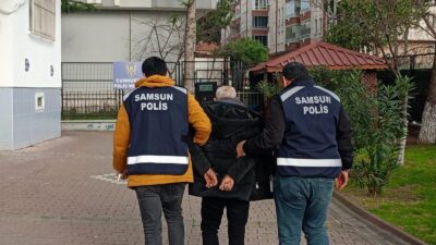 Samsun’un Bafra ilçesinde, hakkında 35 yılın üzerinde kesinleşmiş hapis cezası