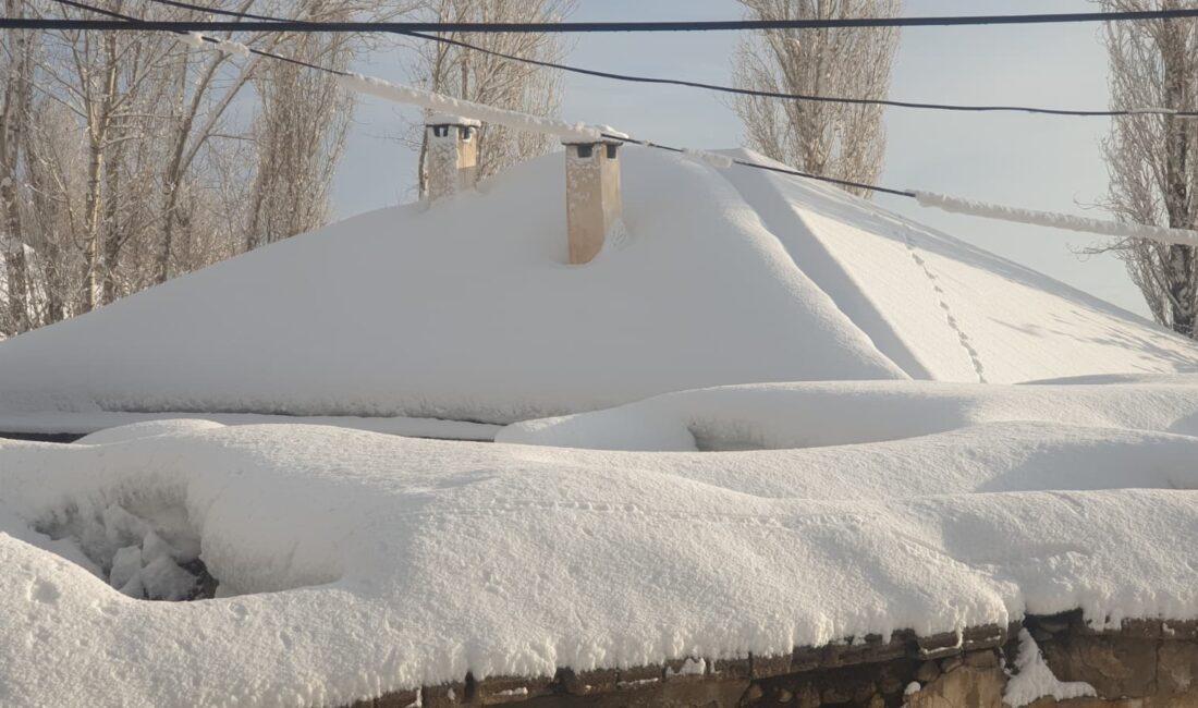 Van’ın 5 ilçesinde etkili olan yoğun kar yağışı ve olumsuz