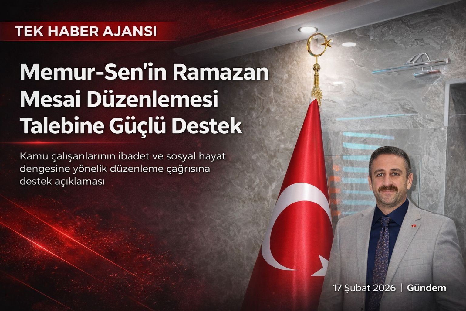 &nbsp; Memur-Sen Konfederasyonu’nun Cumhurbaşkanlığı Genel Sekreterliği Personel ve Prensipler Genel
