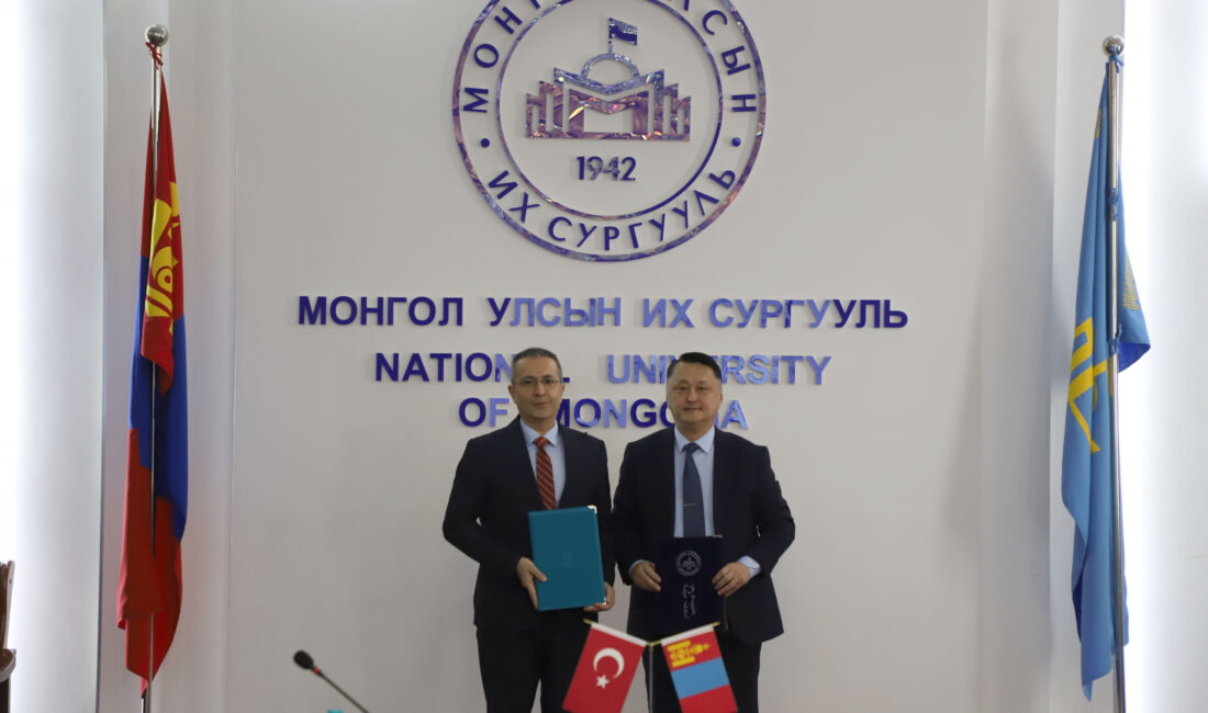 Yunus Emre Enstitüsü (YEE) ve Moğolistan Devlet Üniversitesi arasında imzalanan
