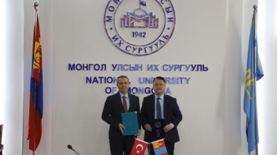 Yunus Emre Enstitüsü (YEE) ve Moğolistan Devlet Üniversitesi arasında imzalanan