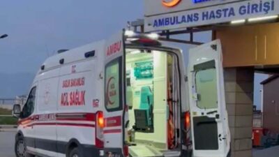 Manisa’nın Alaşehir ilçesinde, çatı katında kaynak yaparken yüksek gerilim hattına