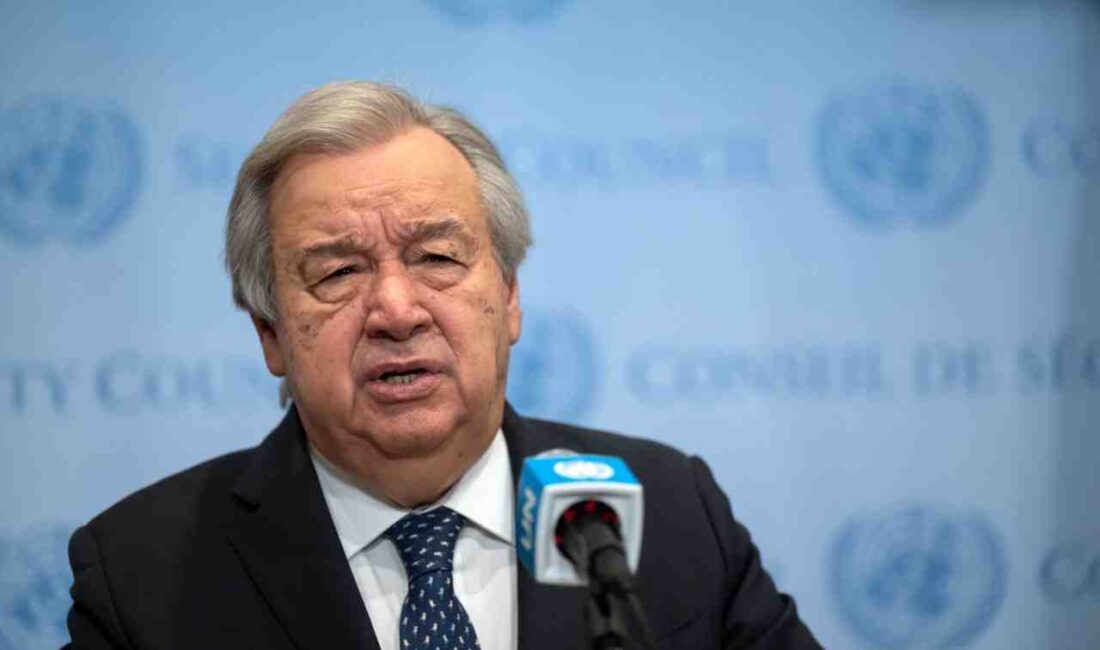 ABD / TEKHA Birleşmiş Milletler (BM) Genel Sekreteri Antonio Guterres,