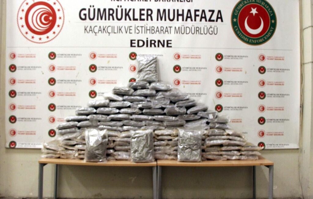 Bulgaristan üzerinden Türkiye’ye giriş yapmak üzere Kapıkule Sınır Kapısı’na gelen