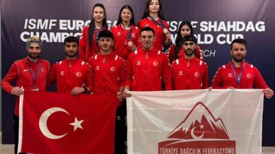 Azerbaycan’da düzenlenen ISMF Dağ Kayağı Avrupa Şampiyonası’nda Türkiye’yi temsil eden