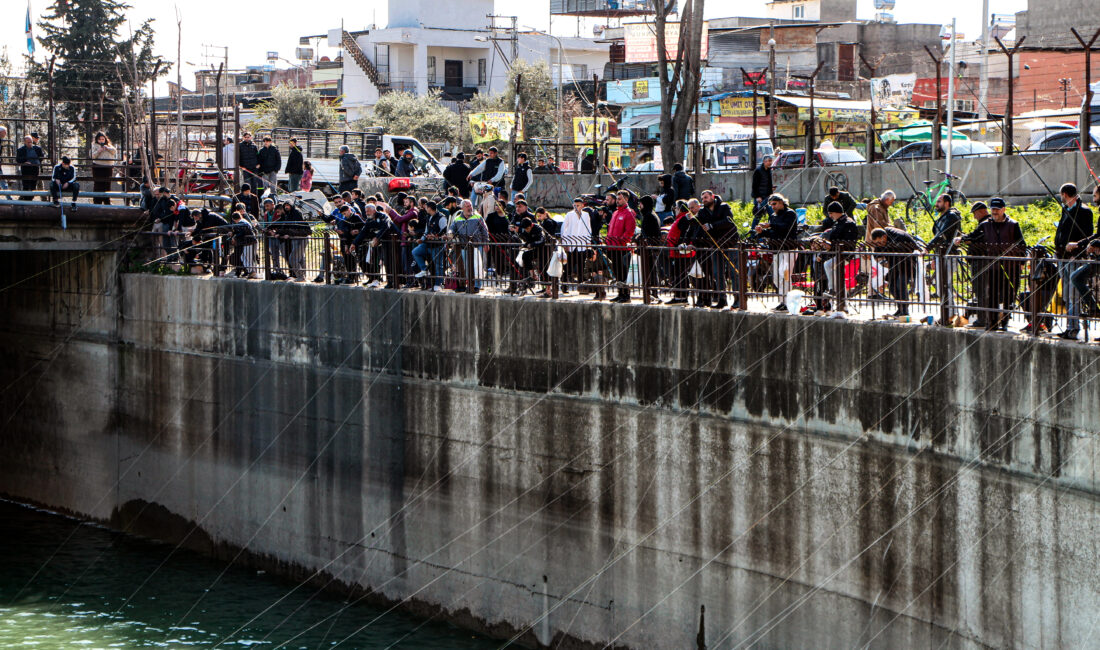 Adana’da iç sularda sazan balığı av yasağının başladığı ilk gün,