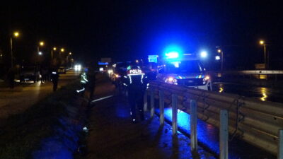 Edirne’nin Keşan ilçesinde otomobil ile cipin çarpışması sonucu meydana gelen