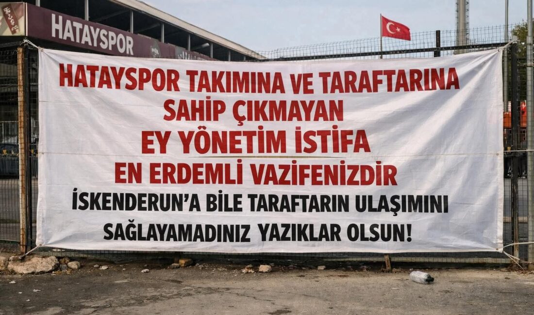 Hüseyin ZORKUN – HATAY – TEKHA Hatayspor’da kötü gidişat sürerken,