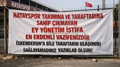 Hüseyin ZORKUN – HATAY – TEKHA Hatayspor’da kötü gidişat sürerken,
