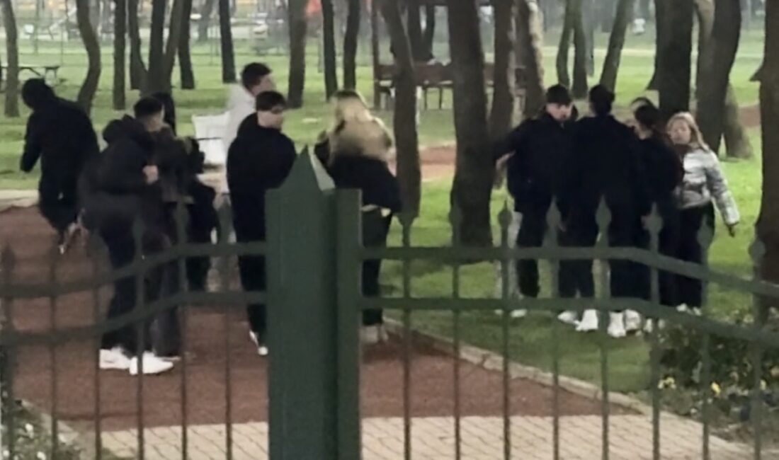  Kağıthane Hasbahçe’de lise öğrencisi iki grup arasında çıkan tartışma, tekme