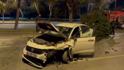 İstanbul Kartal sahil yolunda makas atarak ilerlediği iddia edilen bir