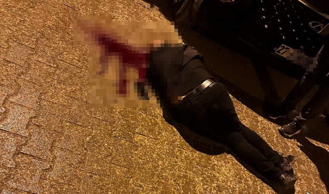 Şırnak’ın Cizre ilçesinde gece saatlerinde sokakta yürürken kimliği belirsiz kişi