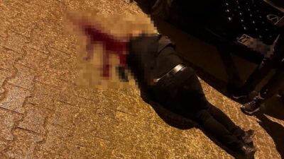 Şırnak’ın Cizre ilçesinde gece saatlerinde sokakta yürürken kimliği belirsiz kişi