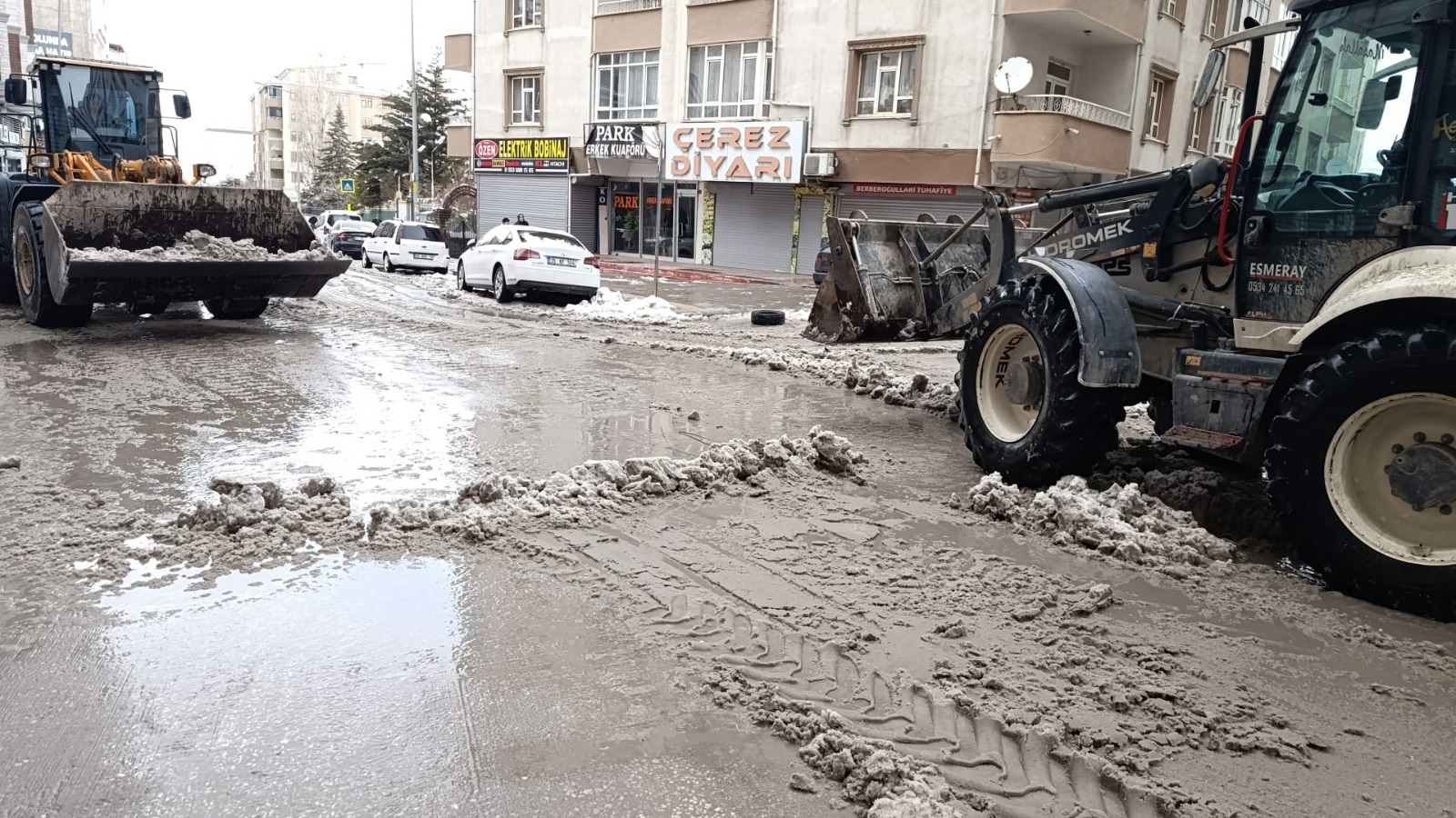 Van’da iki gün önce etkili olan yoğun kar yağışı sonrası