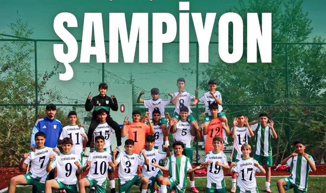 Bingöl Valisi Cahit Çelik, TFF Gelişim Ligi 18. Grup’ta şampiyon