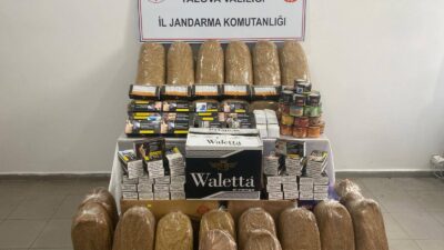 Yalova İl Jandarma Komutanlığı ekipleri, kaçakçılıkla mücadele çalışmaları kapsamında Merkez