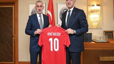 Kültür ve Turizm Bakanı Mehmet Nuri Ersoy, Türkiye Futbol Federasyonu