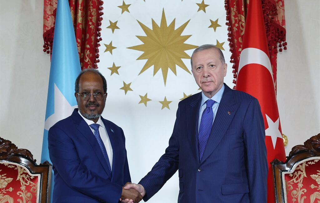 Cumhurbaşkanı Recep Tayyip Erdoğan, Somali Cumhurbaşkanı Hasan Şeyh Mahmud ve