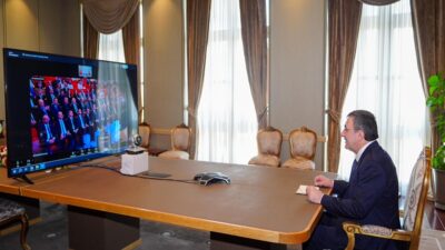 ANKARA / TEKHA Cumhurbaşkanı Yardımcısı Cevdet Yılmaz, Anadolu Üniversitesi, Eskişehir