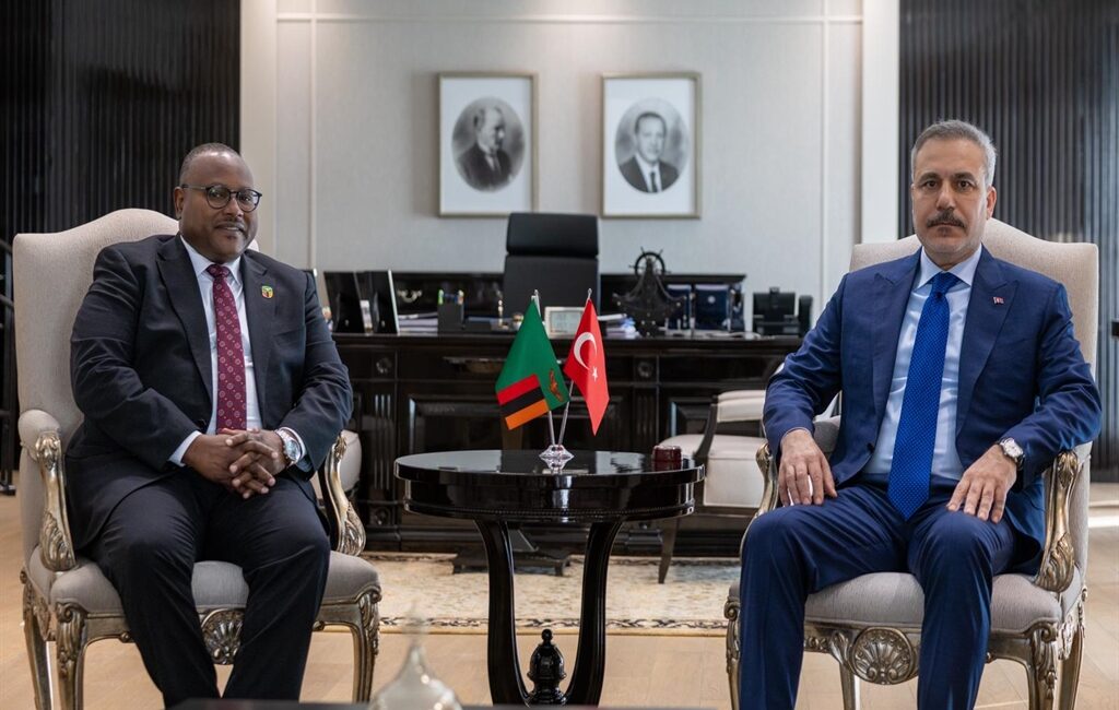 ANKARA / TEKHA Dışişleri Bakanı Hakan Fidan, Zambiya Dışişleri ve