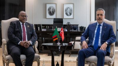 ANKARA / TEKHA Dışişleri Bakanı Hakan Fidan, Zambiya Dışişleri ve