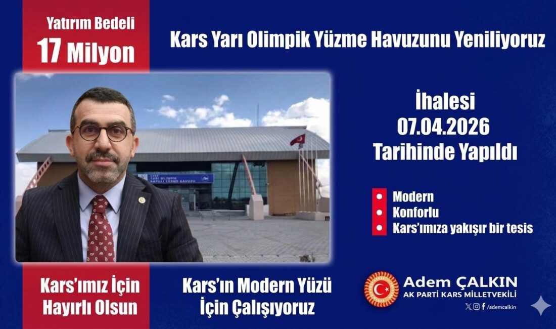 AK Parti Kars Milletvekili Adem Çalkın, Kars’ta spor altyapısını güçlendirecek