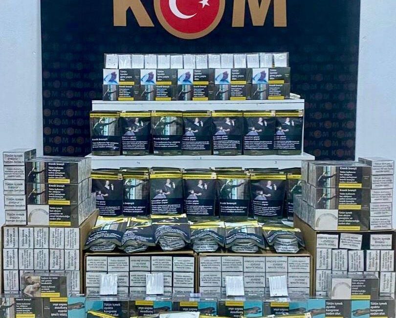 Kars’ta kaçakçılıkla mücadele kapsamında yürütülen operasyonlarda önemli miktarda kaçak ürün