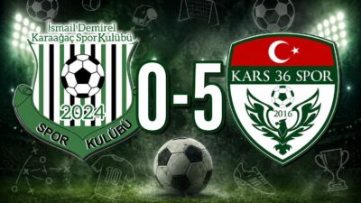 Bölgesel lig mücadelesinde Kars 36 Spor, İsmail Demirel Karaağaçspor’un ev
