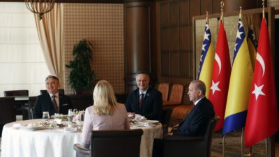 Cumhurbaşkanı Recep Tayyip Erdoğan, Antalya Diplomasi Forumu (ADF) kapsamında Bosna