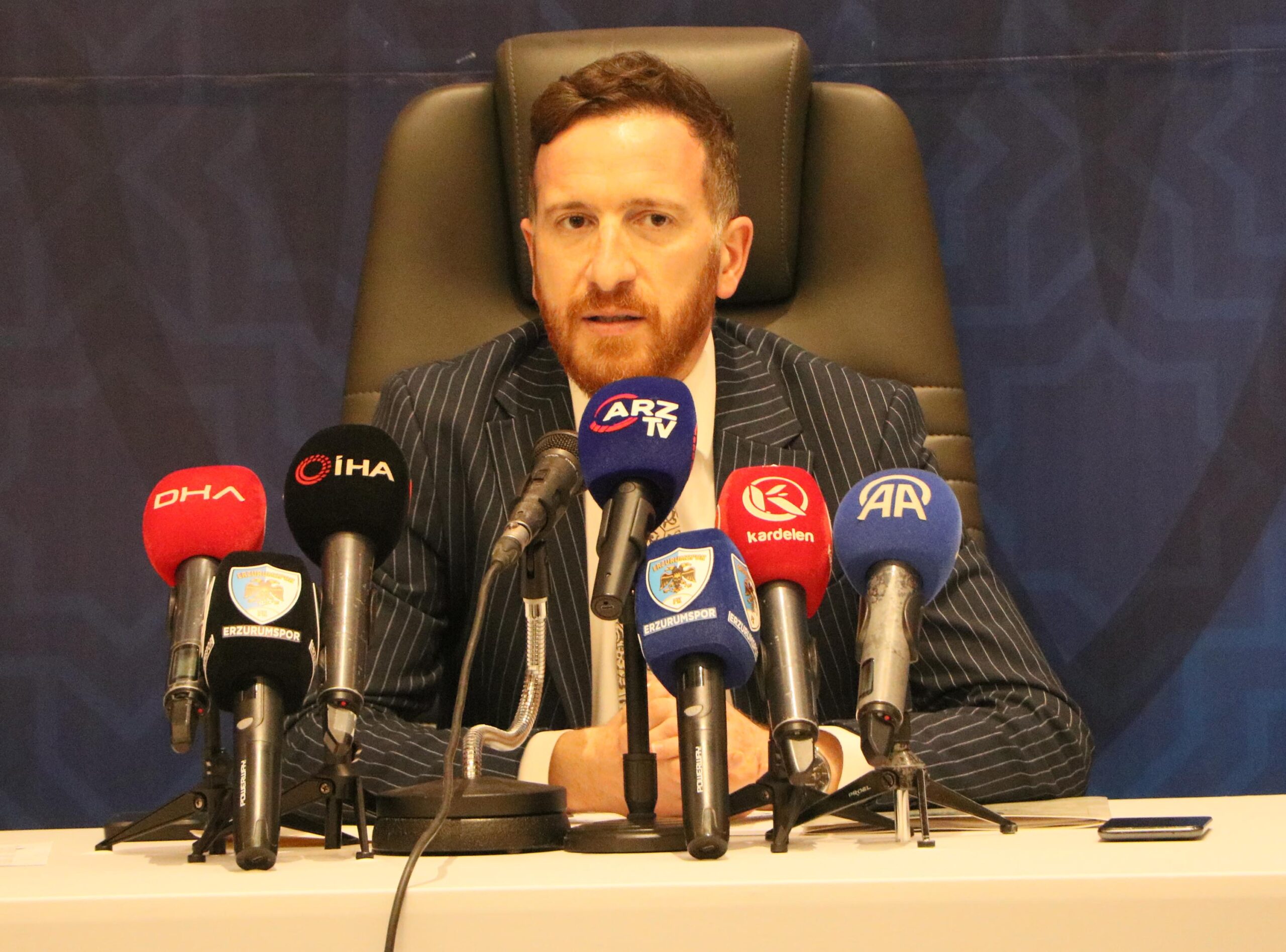 Erzurumspor FK Başkanı Ahmet Dal, 1’inci Lig’de elde edilen şampiyonluğun