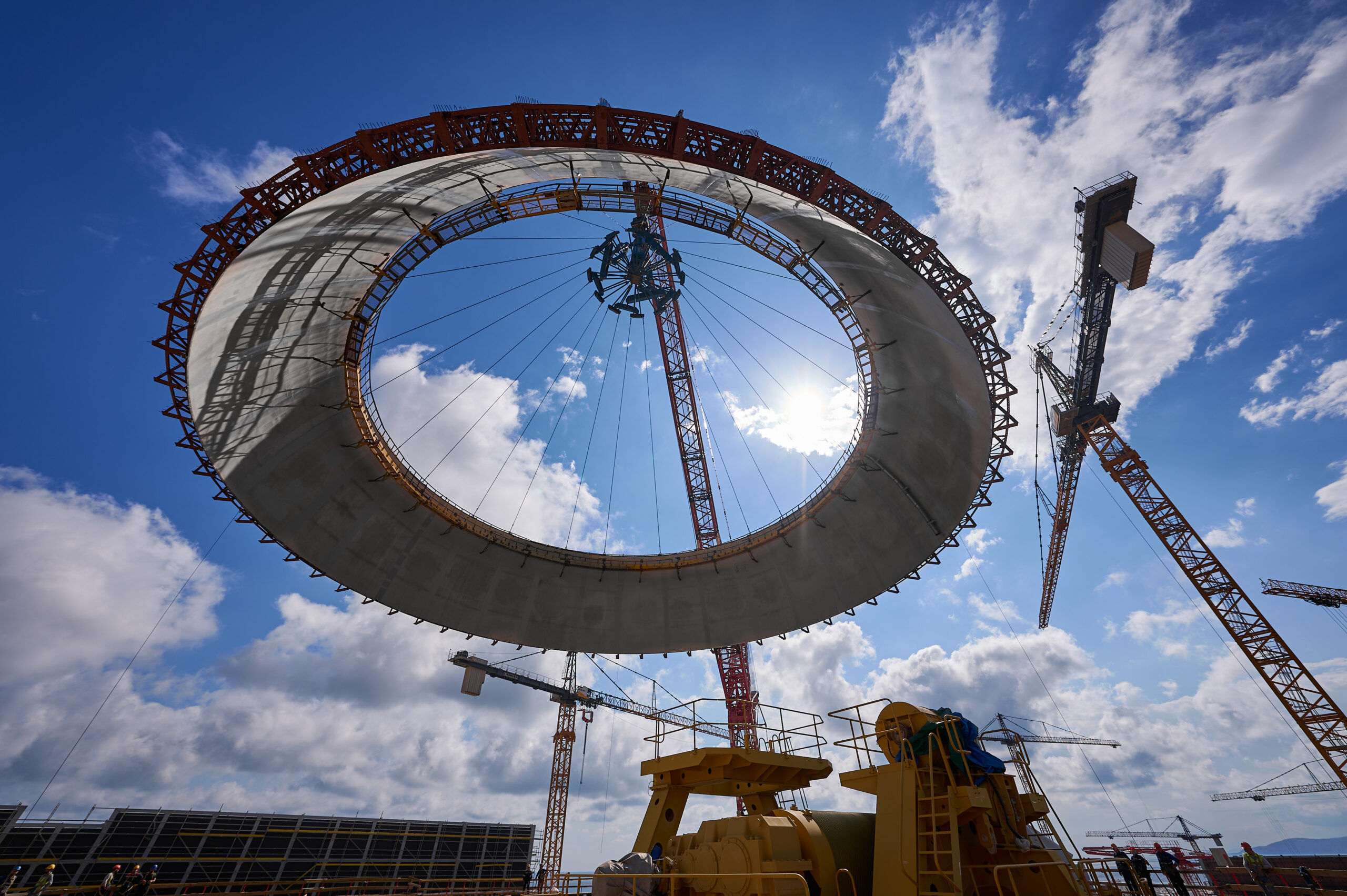 Rusya Devlet Nükleer Enerji Kuruluşu Rosatom tarafından Mersin’de inşa edilen