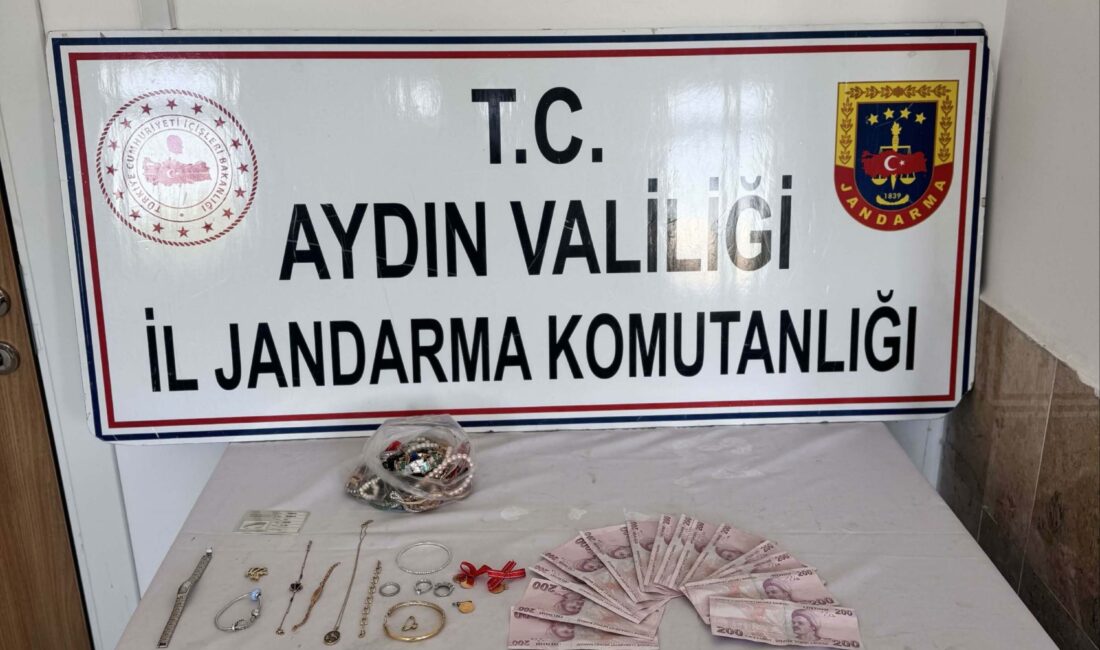 Aydın’ın Nazilli ilçesinde bir ikametten yaklaşık 850 bin TL değerinde