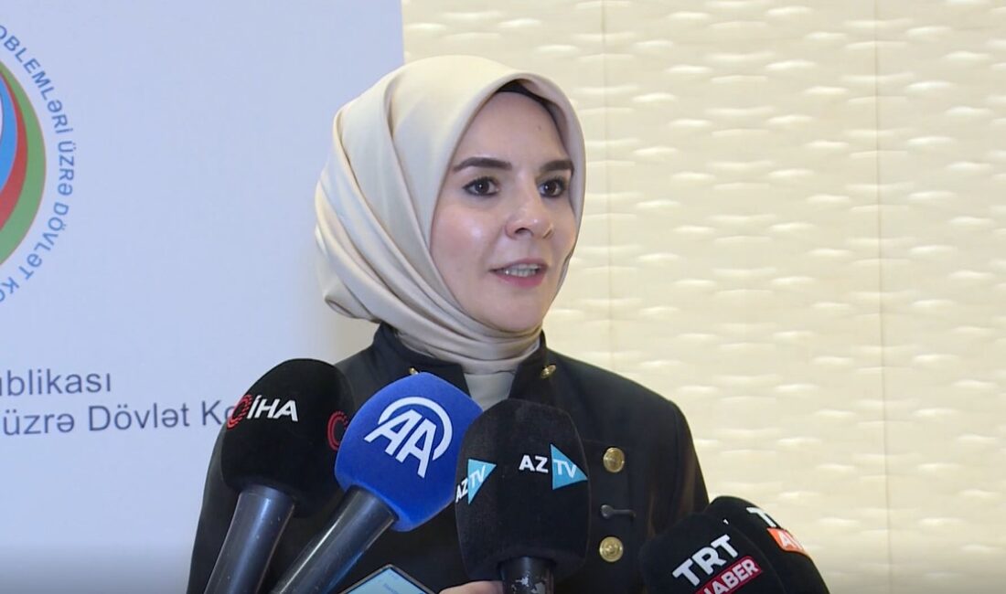 BAKÜ / TEKHA Aile ve Sosyal Hizmetler Bakanı Mahinur Özdemir