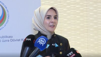 BAKÜ / TEKHA Aile ve Sosyal Hizmetler Bakanı Mahinur Özdemir