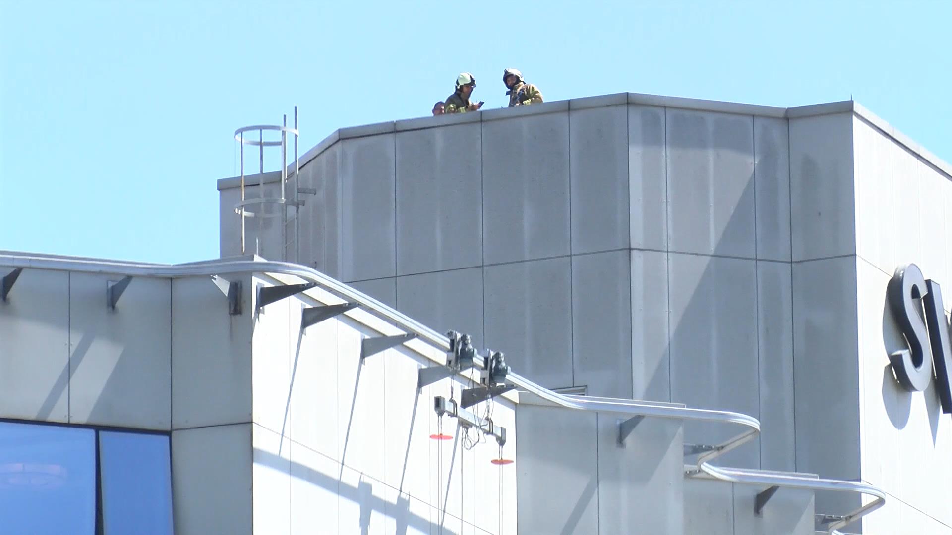 İSTANBUL – Beşiktaş’ta bulunan 20 katlı bir otelin makine dairesinde