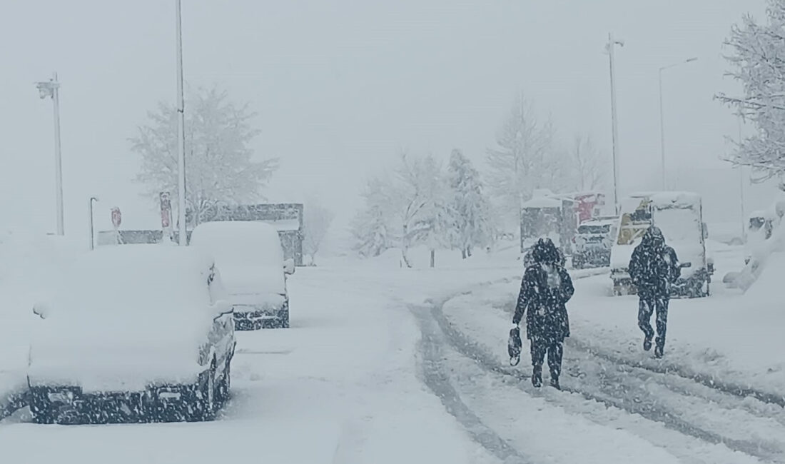 Bitlis’te iki gündür etkili olan yoğun kar yağışı nedeniyle 84